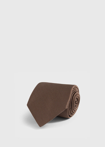 Woven Silk Micro Dot Tie - Paul Stuart Best Seller
