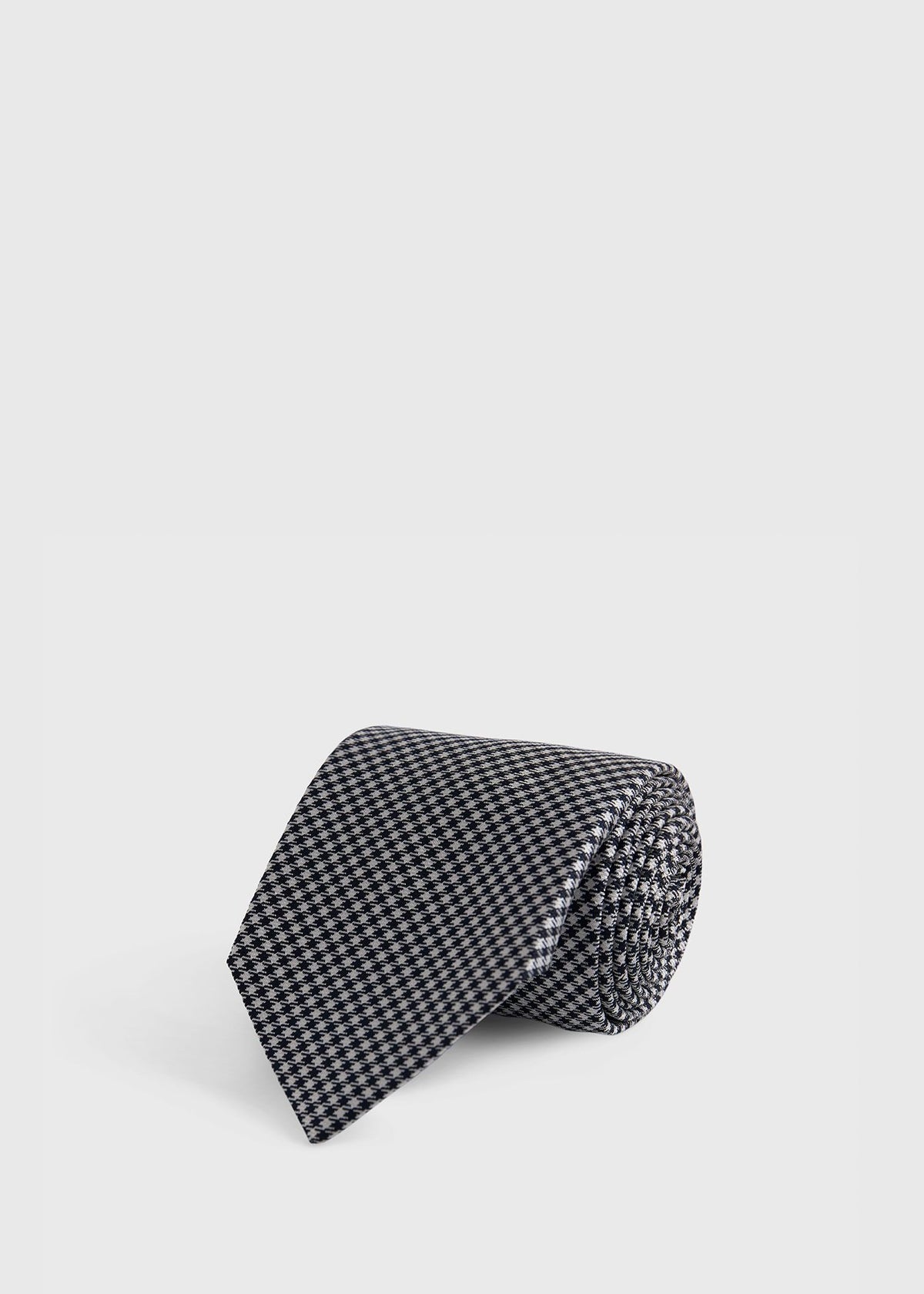 Woven Silk Houndstooth Tie - Paul Stuart Featured