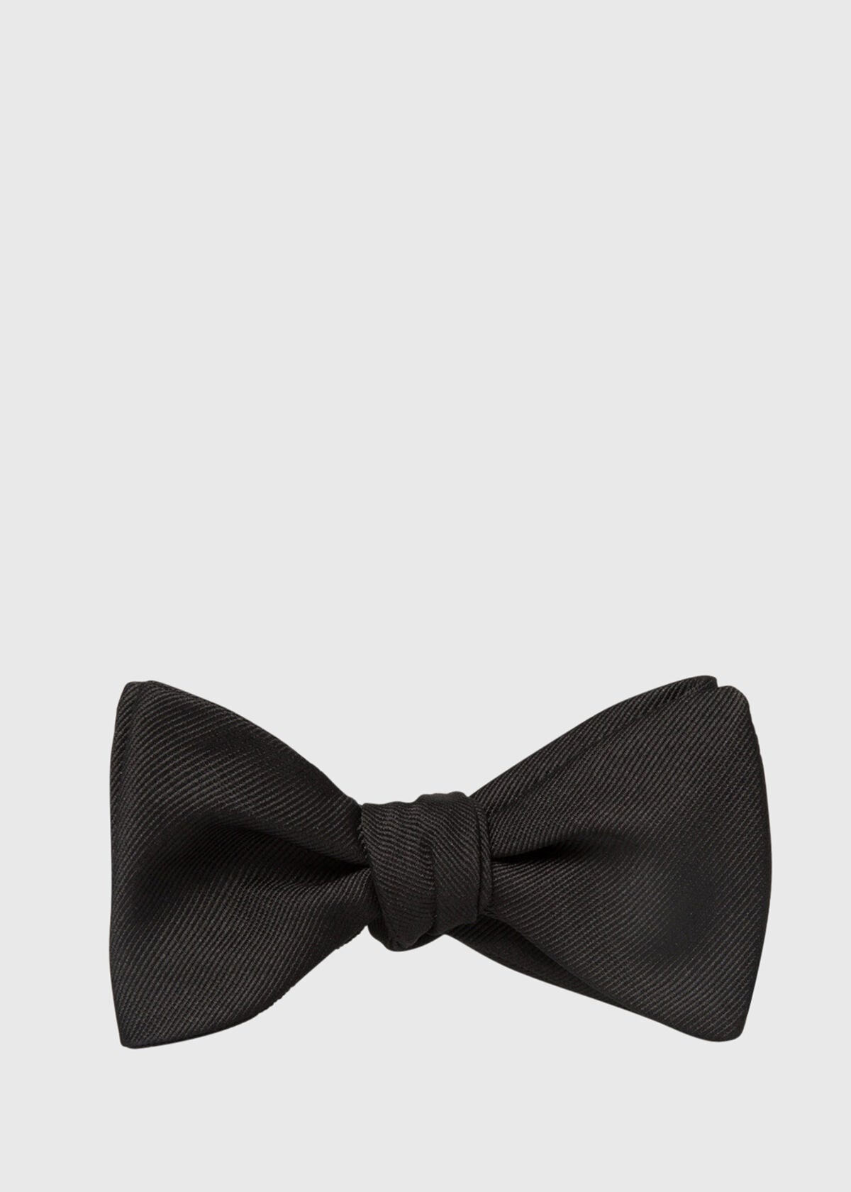 Men's Formal Shop - Black Grosgrain Bow Tie - Paul Stuart - Paul Stuart Value