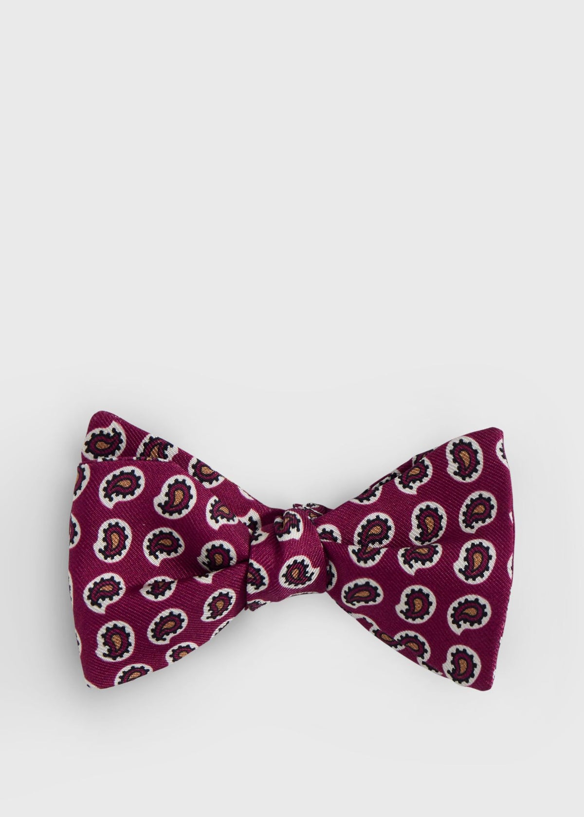 Silk Printed Pine Bow Tie - Paul Stuart Popular
