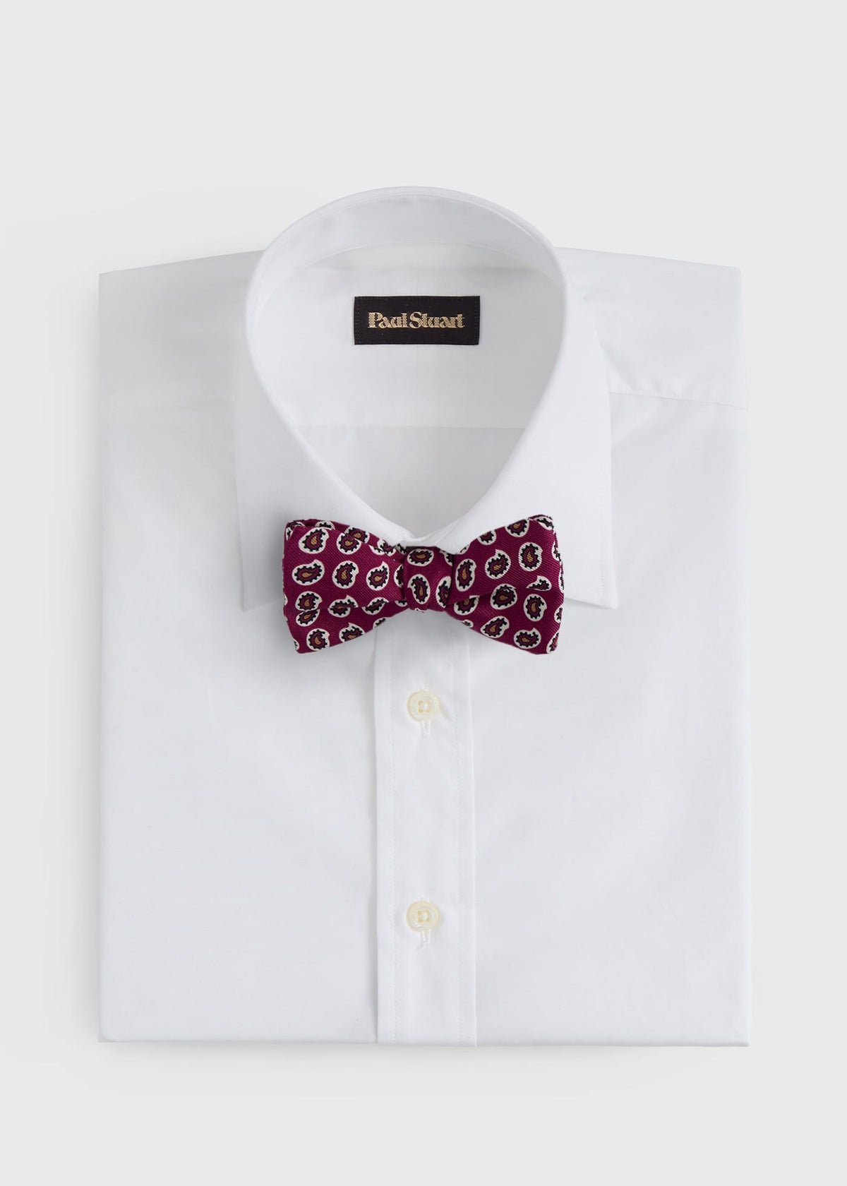 Silk Printed Pine Bow Tie - Paul Stuart Popular