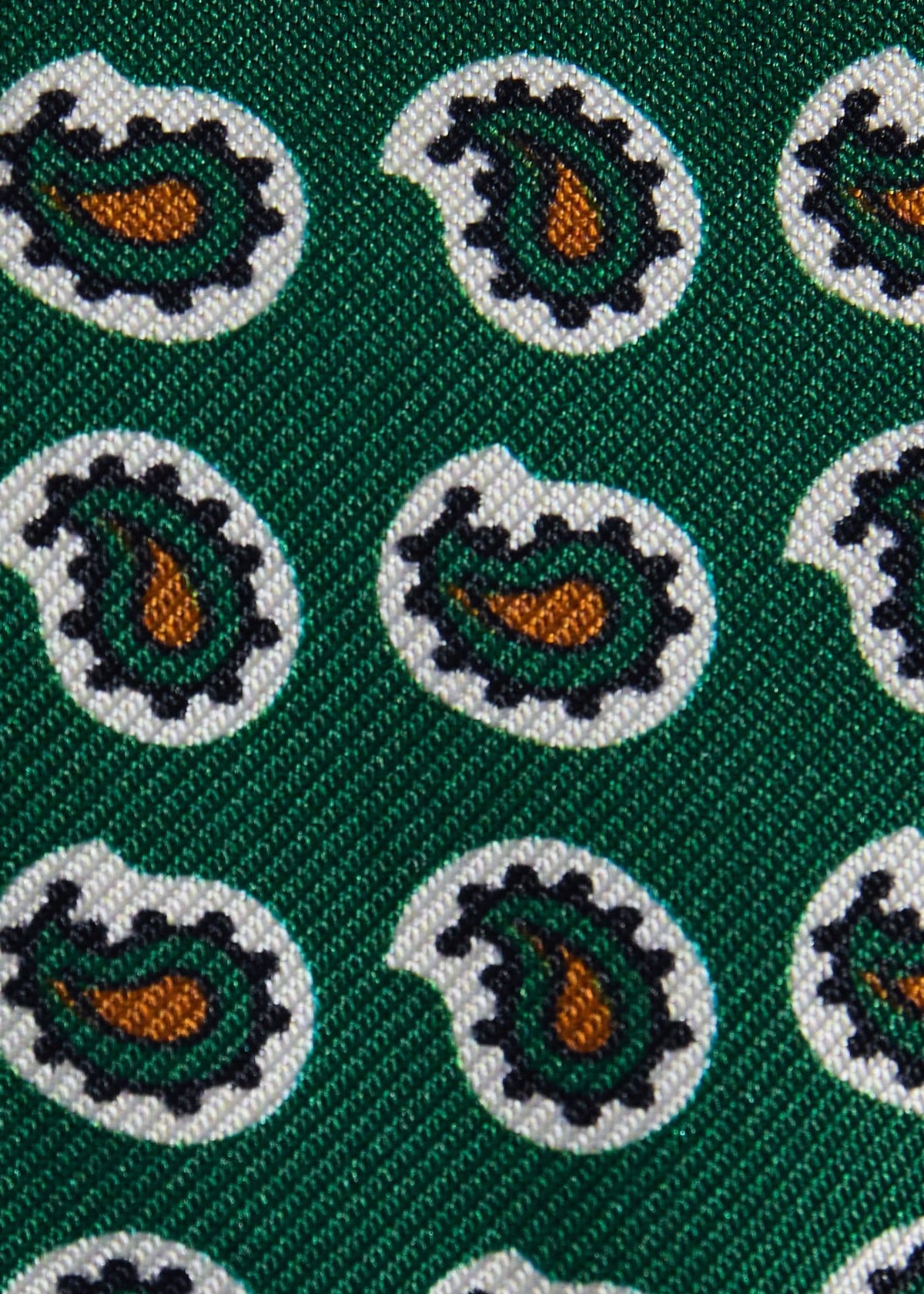 Silk Printed Pine Bow Tie - Paul Stuart Discount