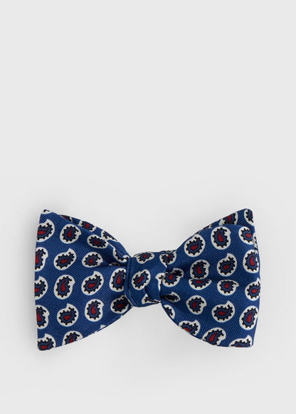 Silk Printed Pine Bow Tie - Paul Stuart Everyday