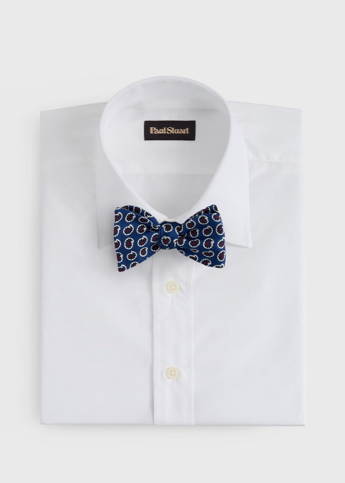 Silk Printed Pine Bow Tie - Paul Stuart Everyday