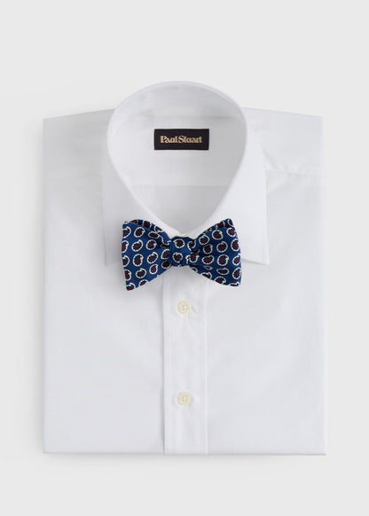 Silk Printed Pine Bow Tie - Paul Stuart Everyday