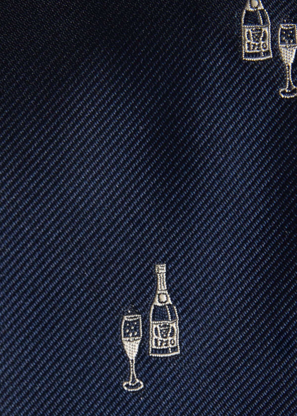Silk Champagne Print Tie - Paul Stuart Recommended