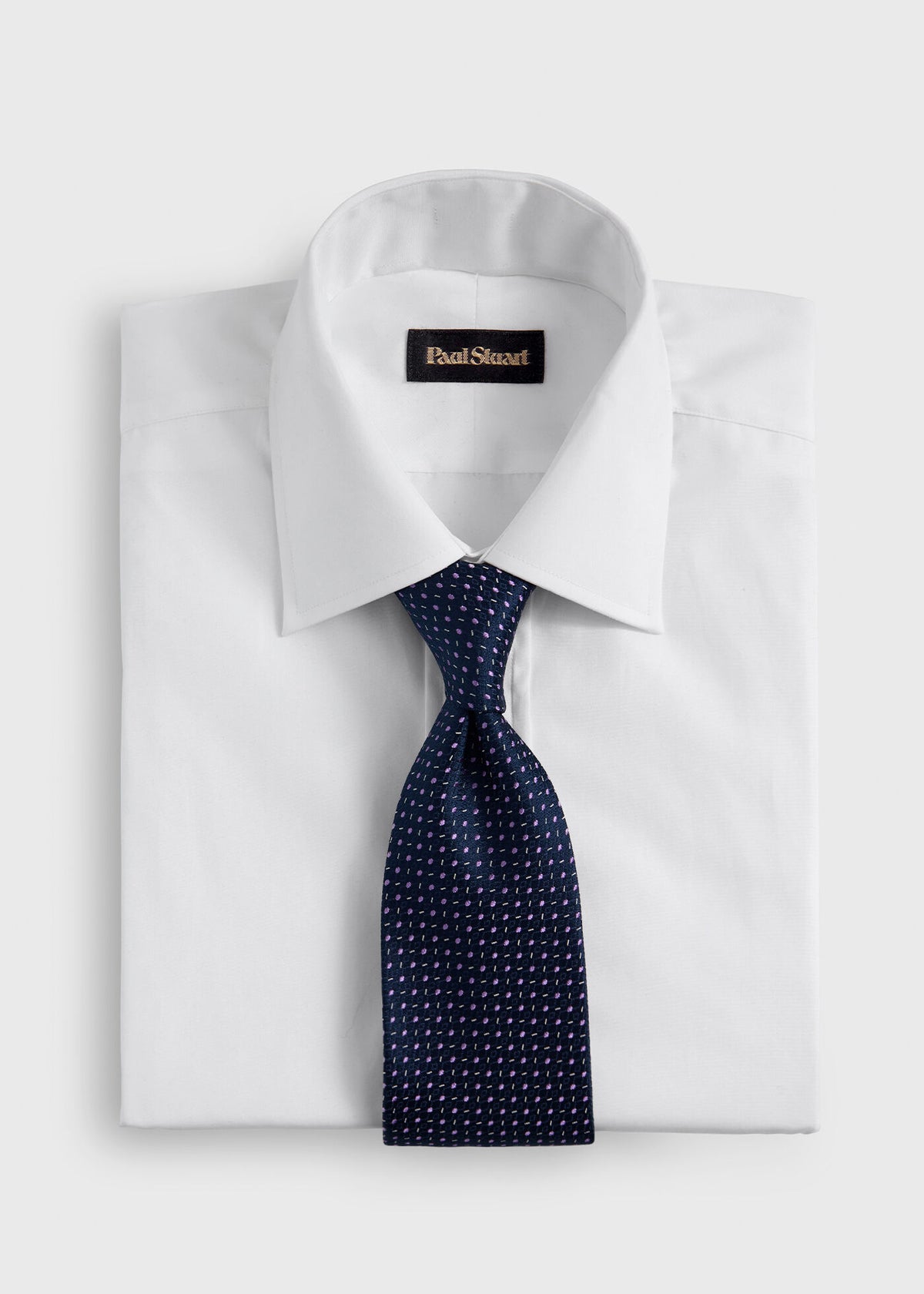 Silk Woven Jacquard Tie - Paul Stuart Trusted