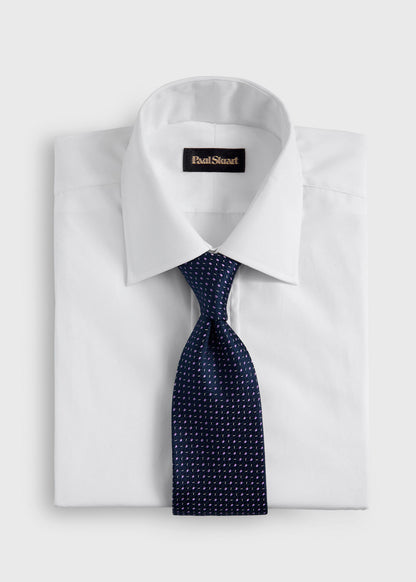 Silk Woven Jacquard Tie - Paul Stuart Trusted