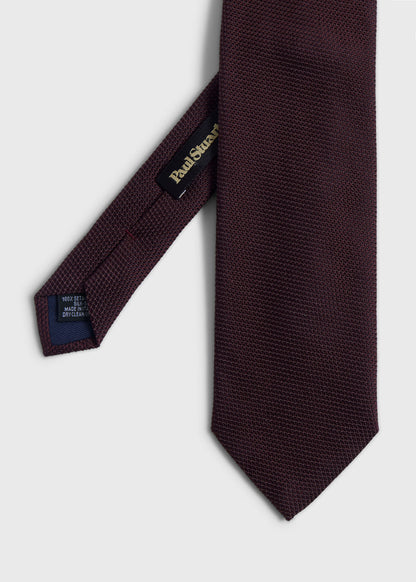 Solid Silk Garza Tie - Paul Stuart Signature