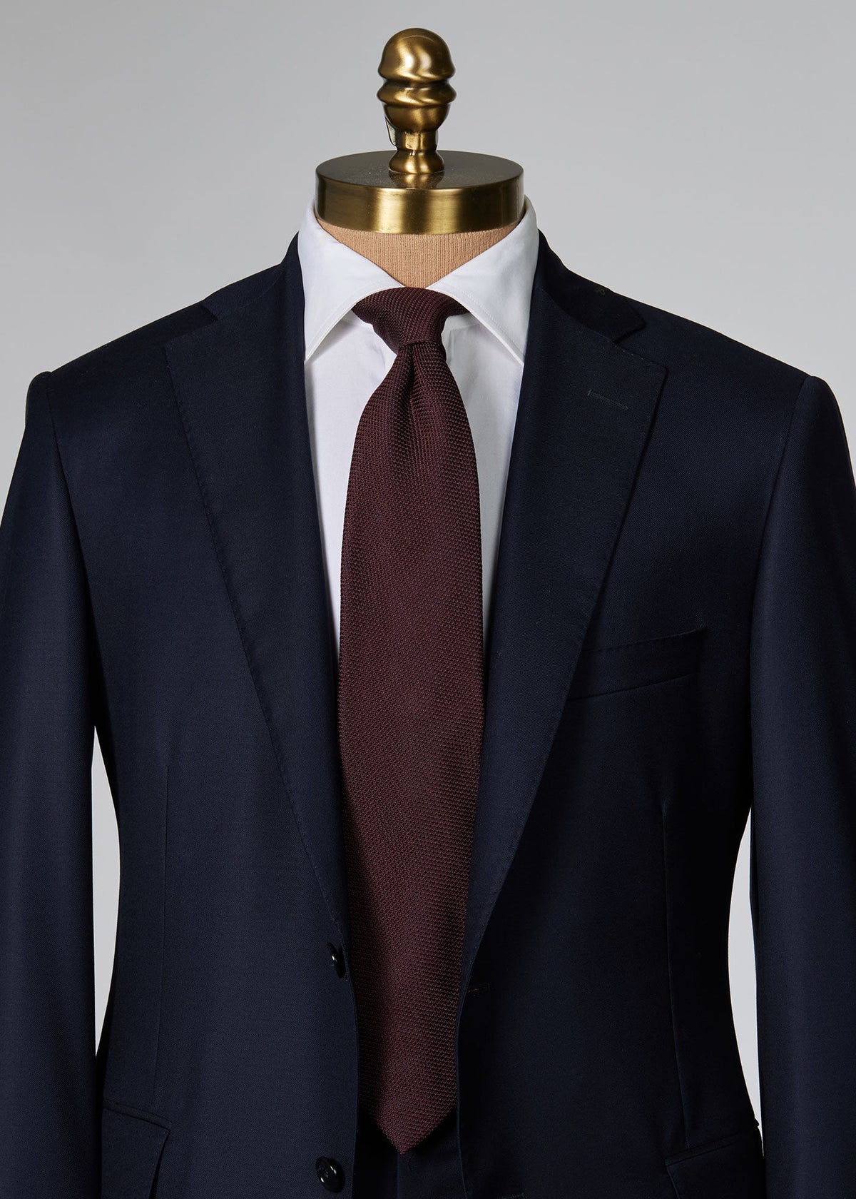 Solid Silk Garza Tie - Paul Stuart Signature