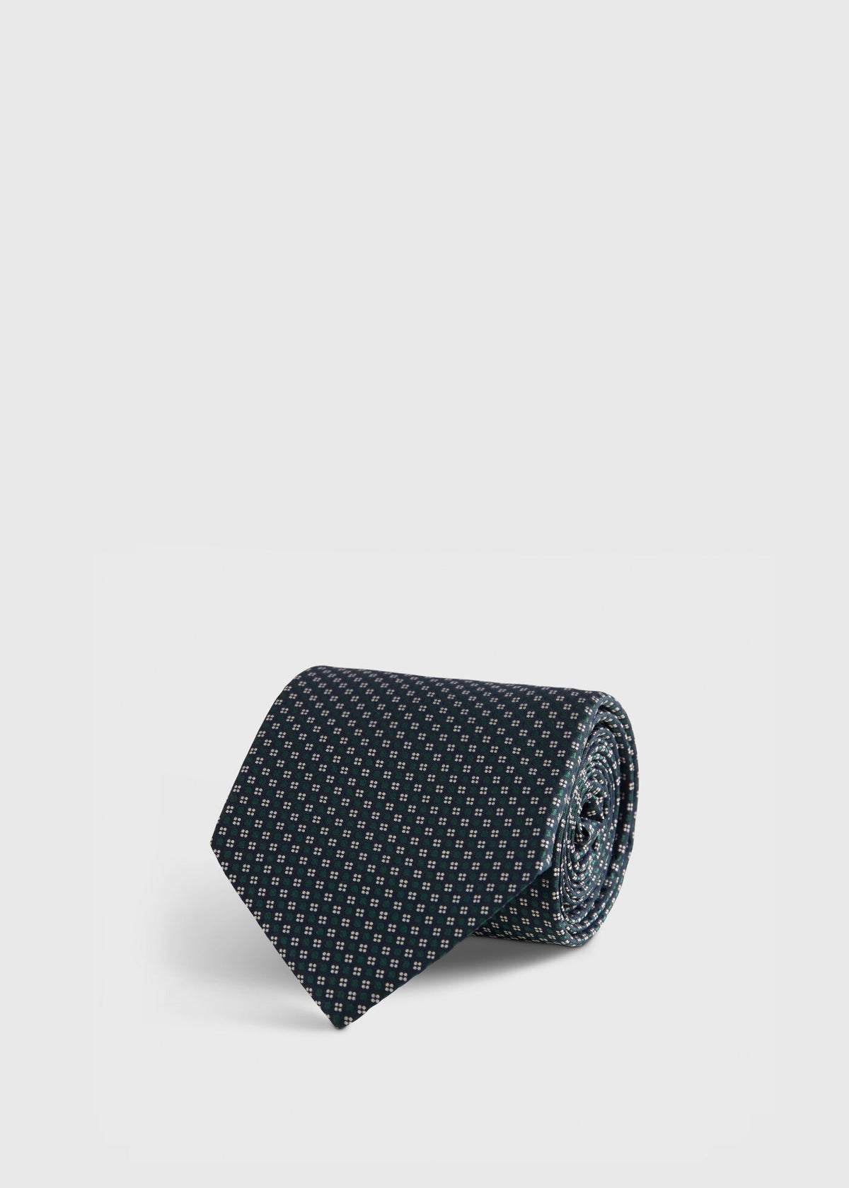 Woven Silk Micro Jacquard Tie - Paul Stuart Exclusive