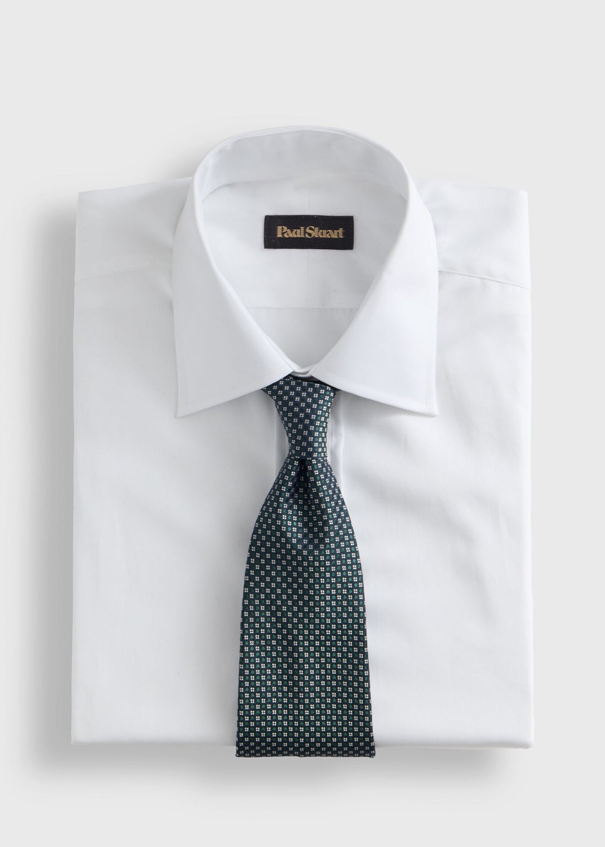 Woven Silk Micro Jacquard Tie - Paul Stuart Exclusive