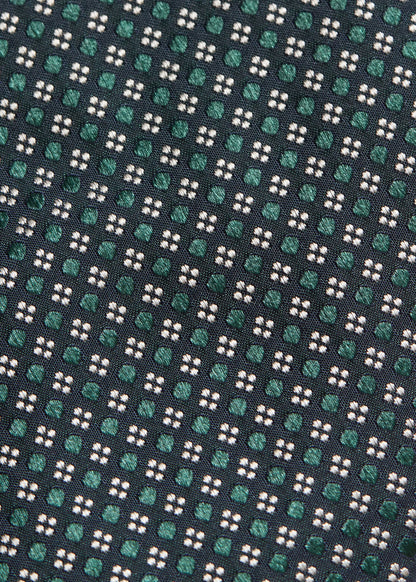 Woven Silk Micro Jacquard Tie - Paul Stuart Exclusive