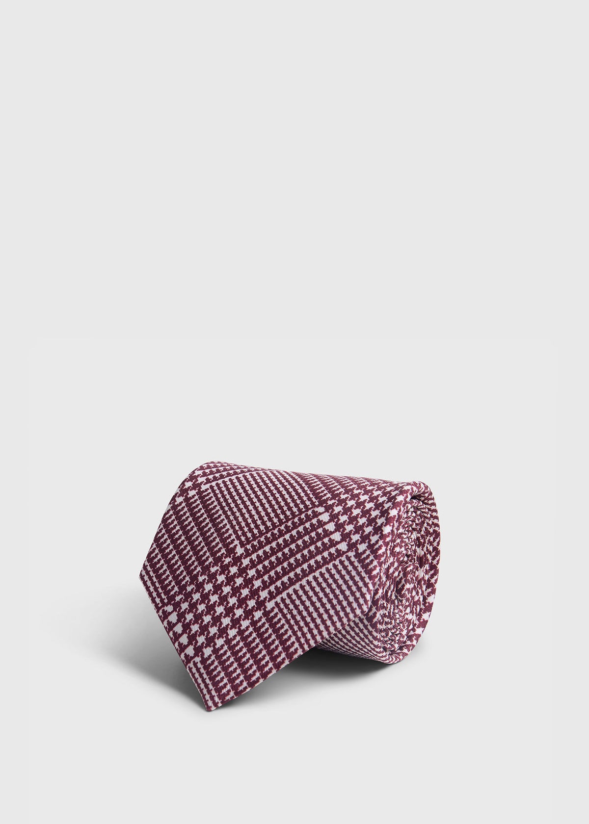 Printed Silk Glenn Plaid Tie - Paul Stuart Special Offer