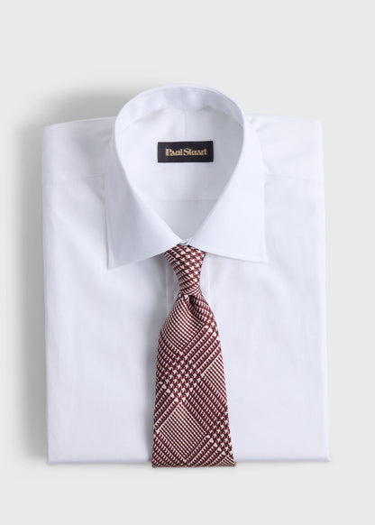 Printed Silk Glenn Plaid Tie - Paul Stuart Special Offer