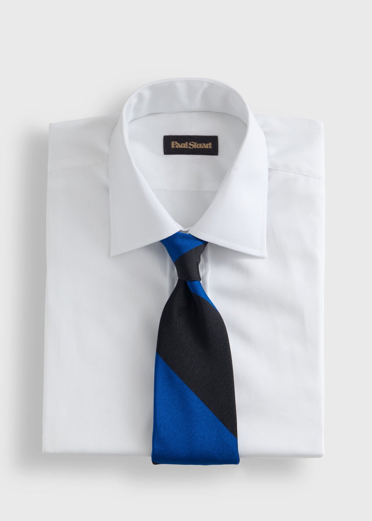 Woven Silk Block Stripe Tie - Paul Stuart Discount