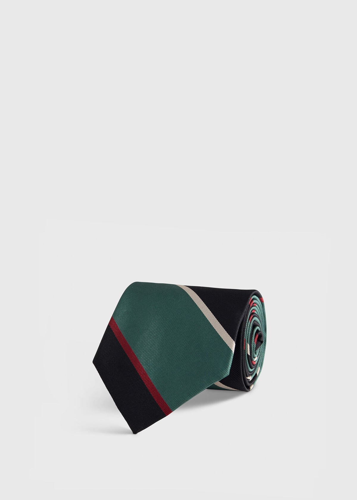Multicolor Block Stripe Tie - Paul Stuart Classic