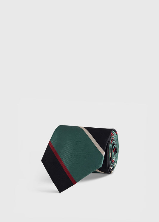 Multicolor Block Stripe Tie - Paul Stuart Classic