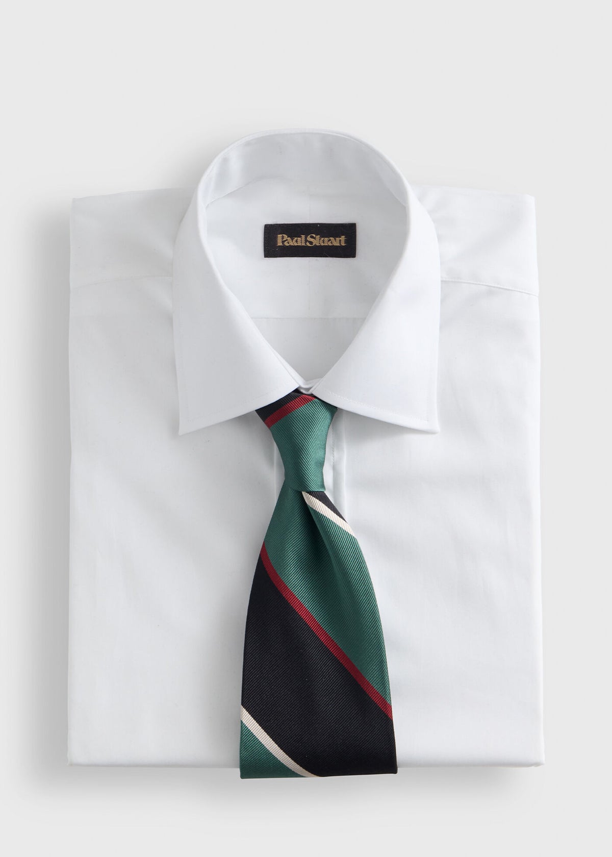 Multicolor Block Stripe Tie - Paul Stuart Classic