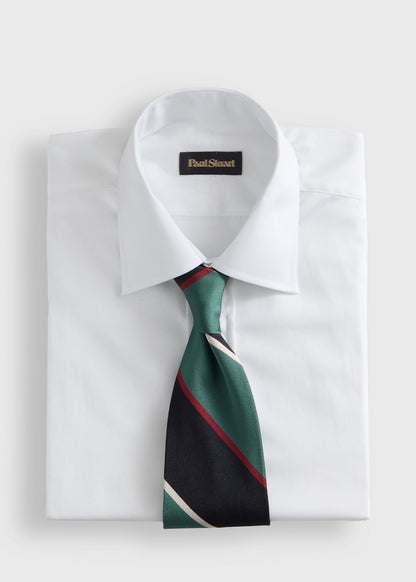 Multicolor Block Stripe Tie - Paul Stuart Classic