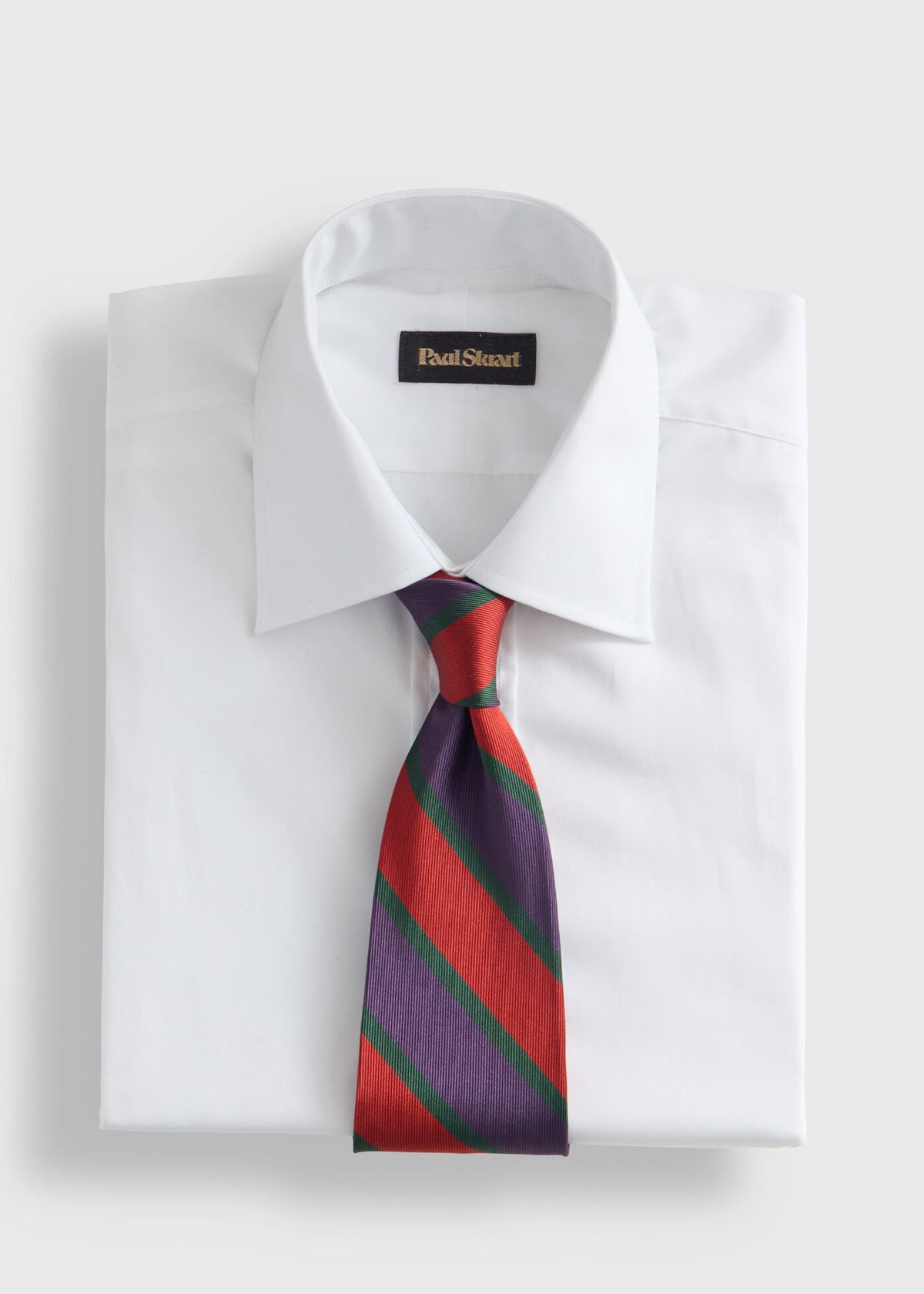 Woven Silk Multicolor Stripe Tie - Paul Stuart Best Price