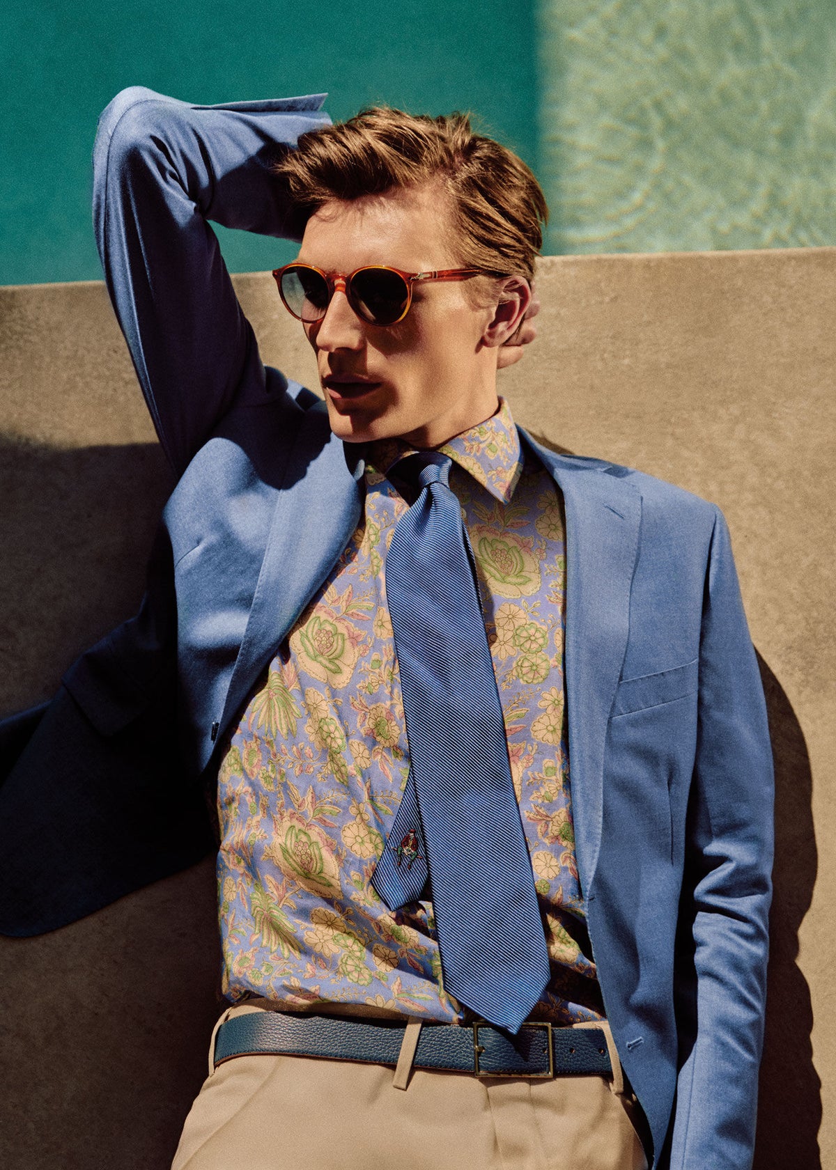 Solid Mogador Silk & Cotton Tie - Paul Stuart Value