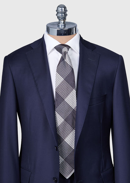 Woven Silk Patchwork Plaid Tie - Paul Stuart Latest