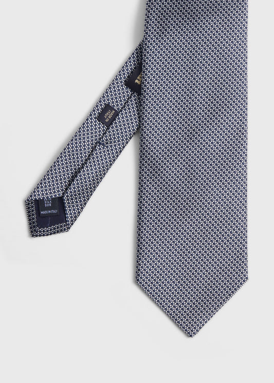 Woven Silk Micro Deco Tie - Paul Stuart Latest