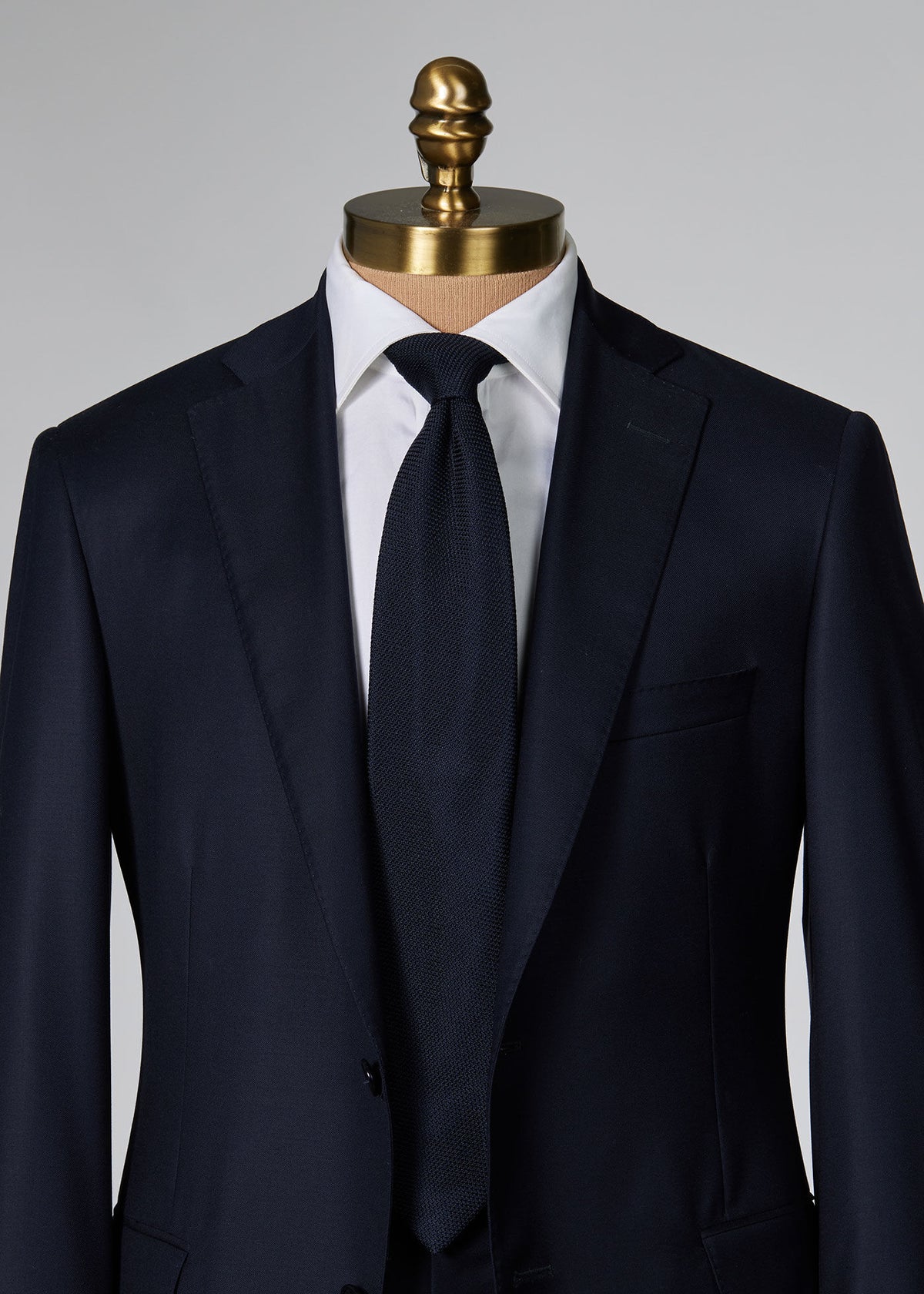 Solid Silk Garza Tie - Paul Stuart Premium