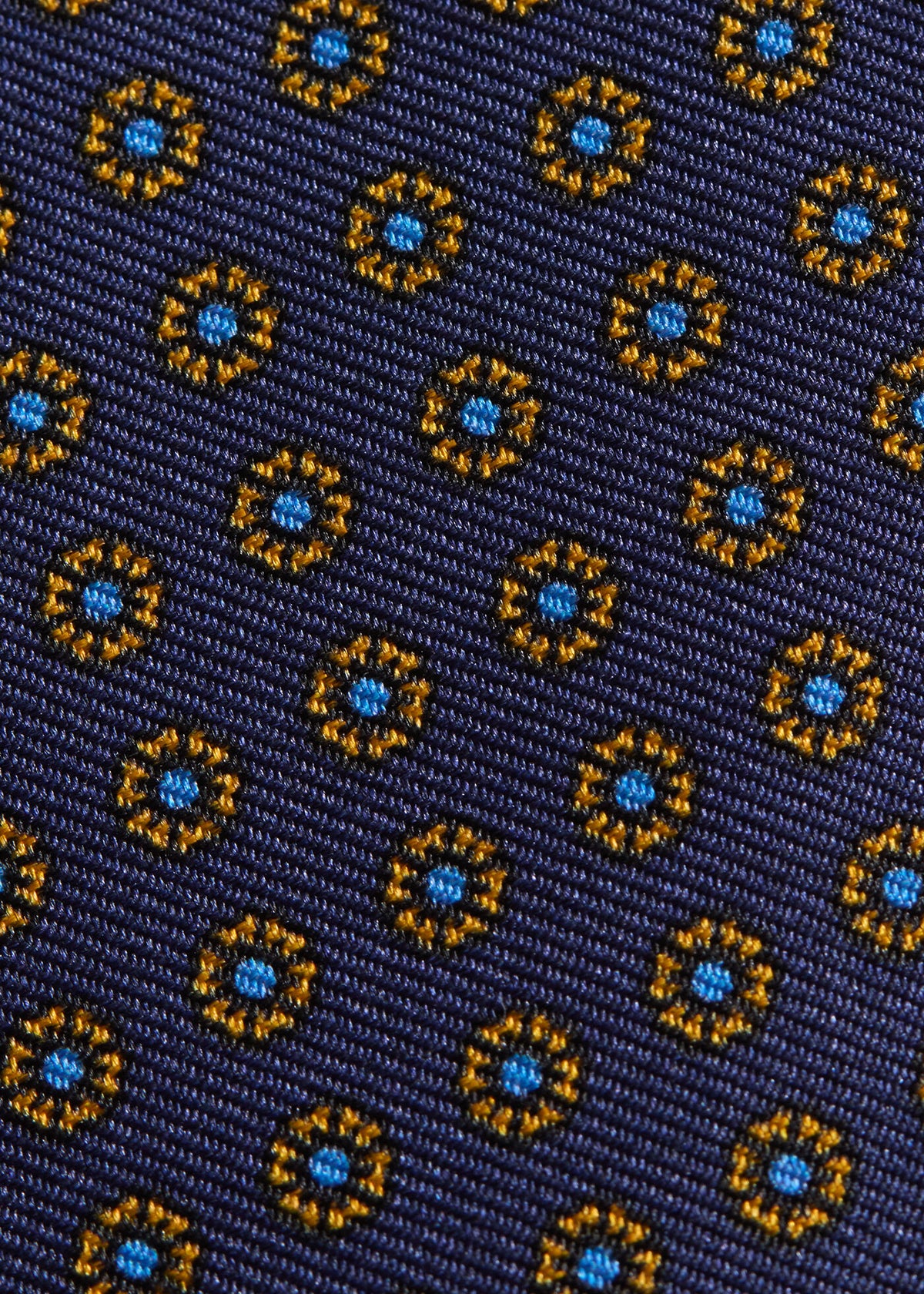 Micro Medallion Printed Silk Tie - Paul Stuart Discount