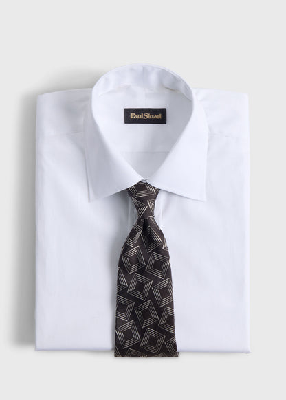 Woven Silk Tossed Square Tie - Paul Stuart Everyday