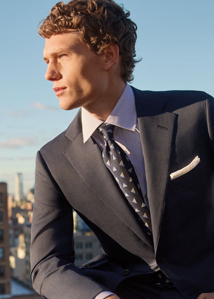 Woven Silk Diamond Deco Tie - Paul Stuart Sale