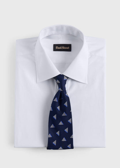 Woven Silk Diamond Deco Tie - Paul Stuart Sale