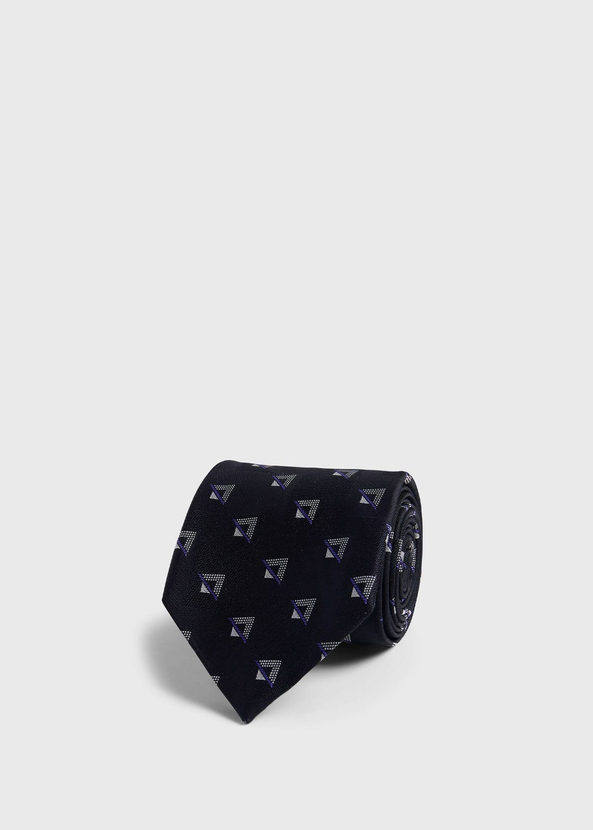 Woven Silk Triangle Deco Tie - Paul Stuart Smart Buy