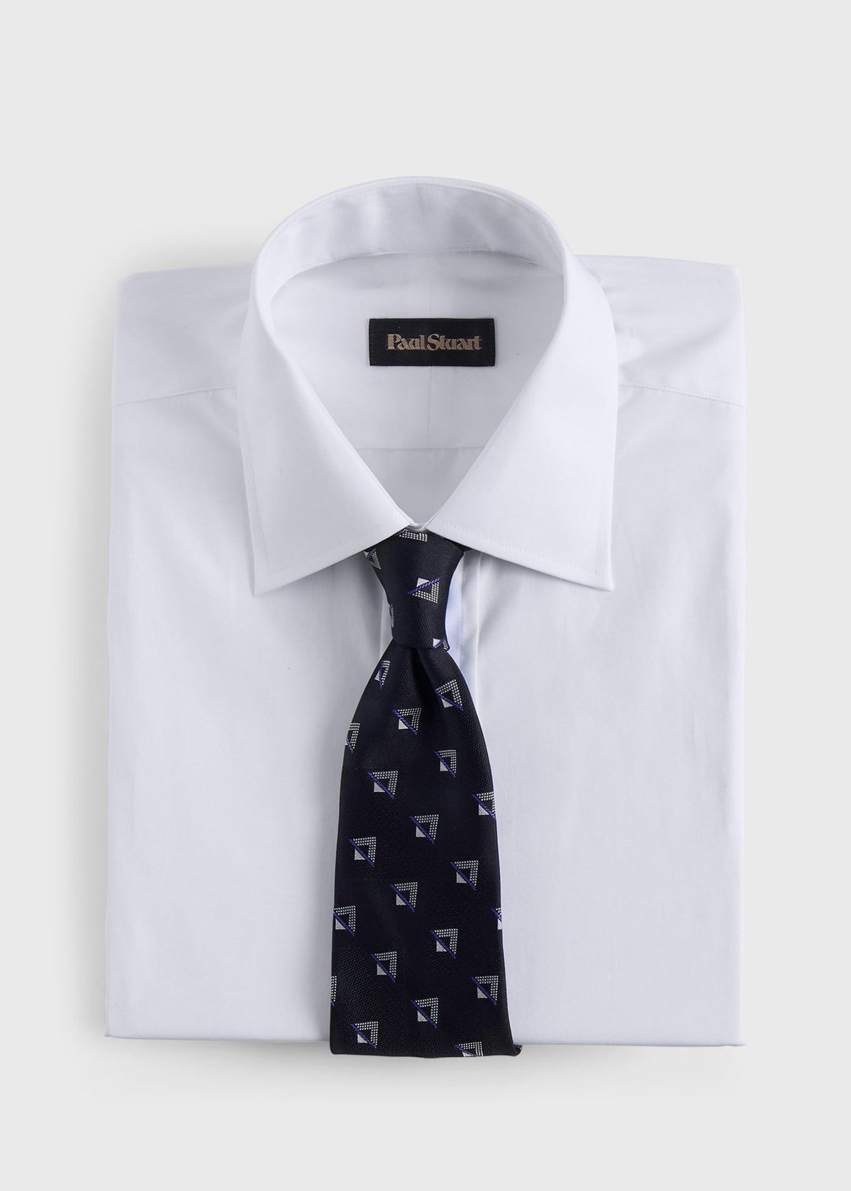 Woven Silk Triangle Deco Tie - Paul Stuart Recommended