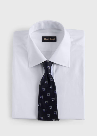 Woven Silk Triangle Deco Tie - Paul Stuart Recommended