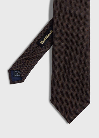 Solid Silk Garza Tie - Paul Stuart Featured
