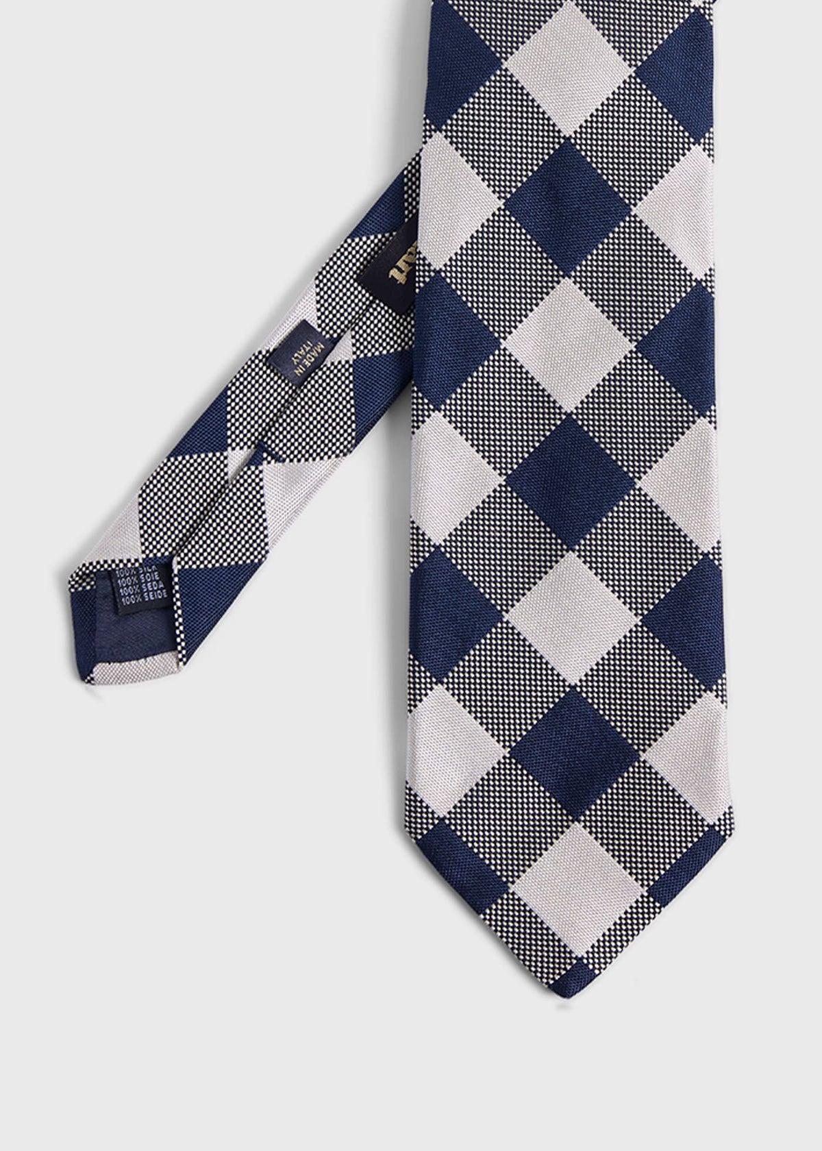 Woven Check Tie - Paul Stuart Essential