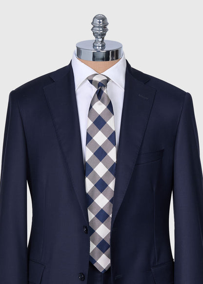 Woven Check Tie - Paul Stuart Essential