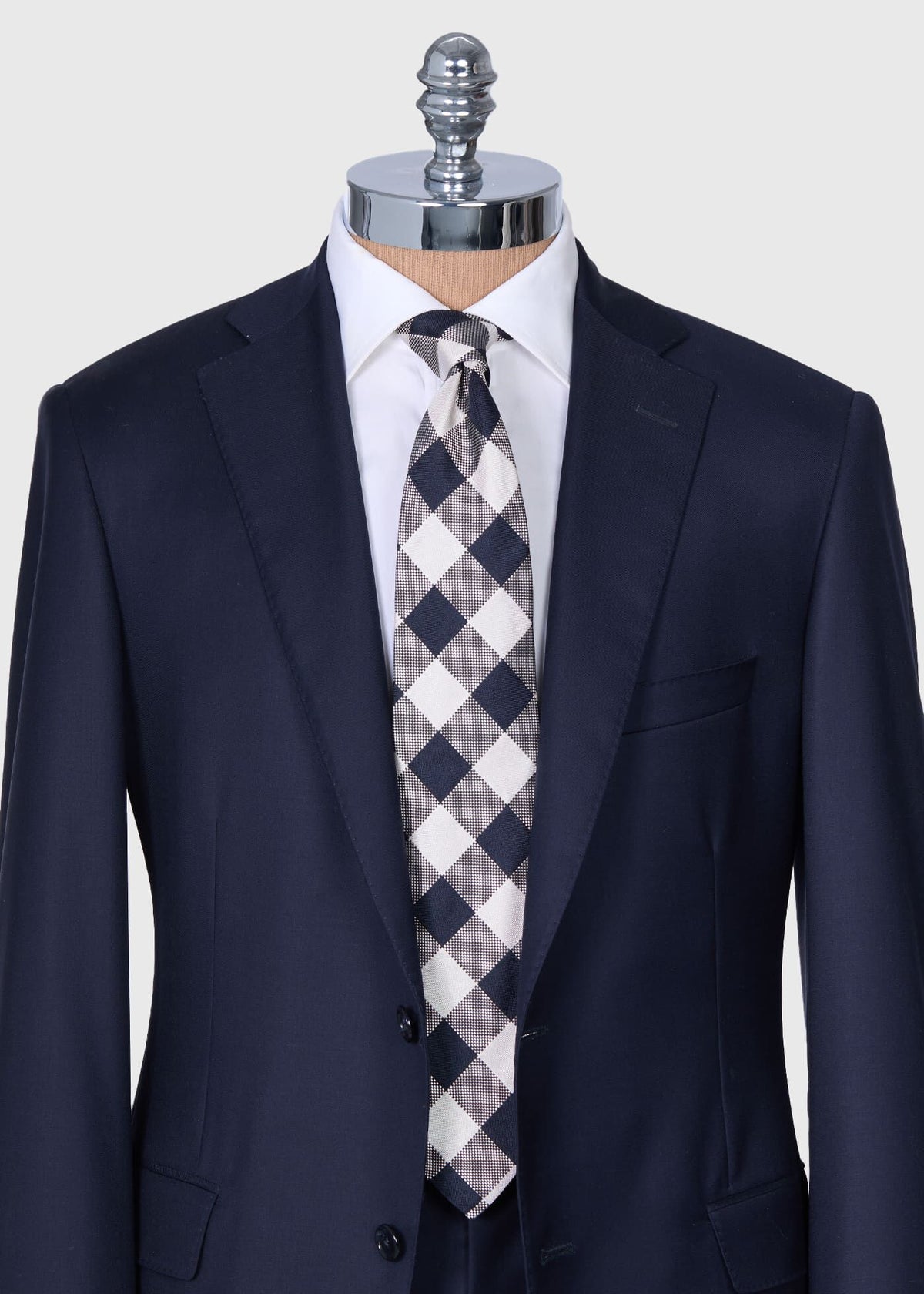 Woven Check Tie - Paul Stuart Classic