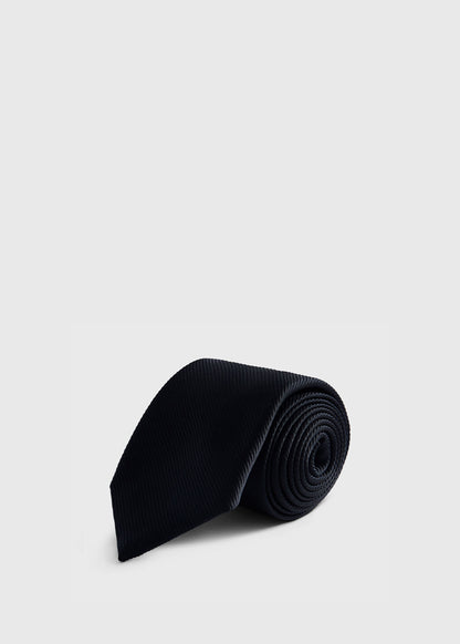 Solid Mogador Silk & Cotton Tie - Paul Stuart Smart Buy