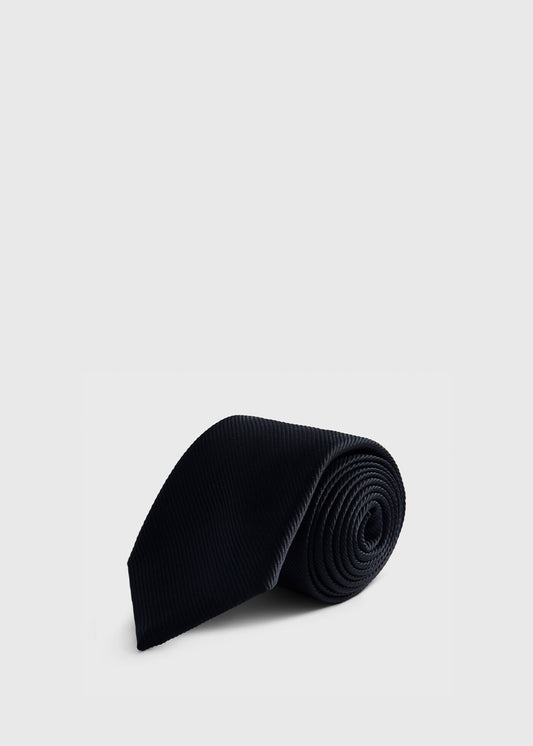 Solid Mogador Silk & Cotton Tie - Paul Stuart Smart Buy