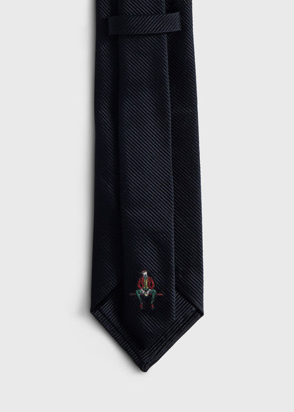 Solid Mogador Silk & Cotton Tie - Paul Stuart Smart Buy