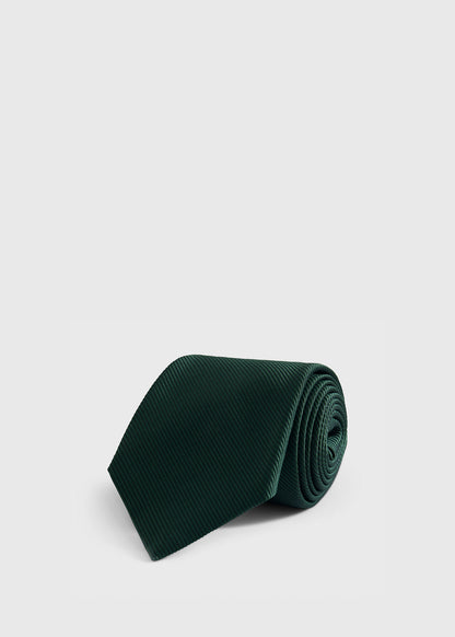 Solid Mogador Silk & Cotton Tie - Paul Stuart New