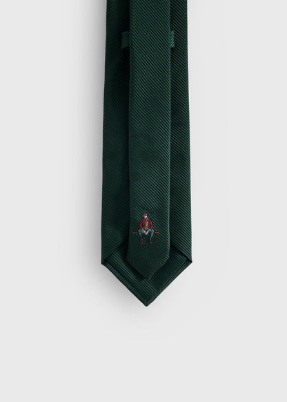 Solid Mogador Silk & Cotton Tie - Paul Stuart New