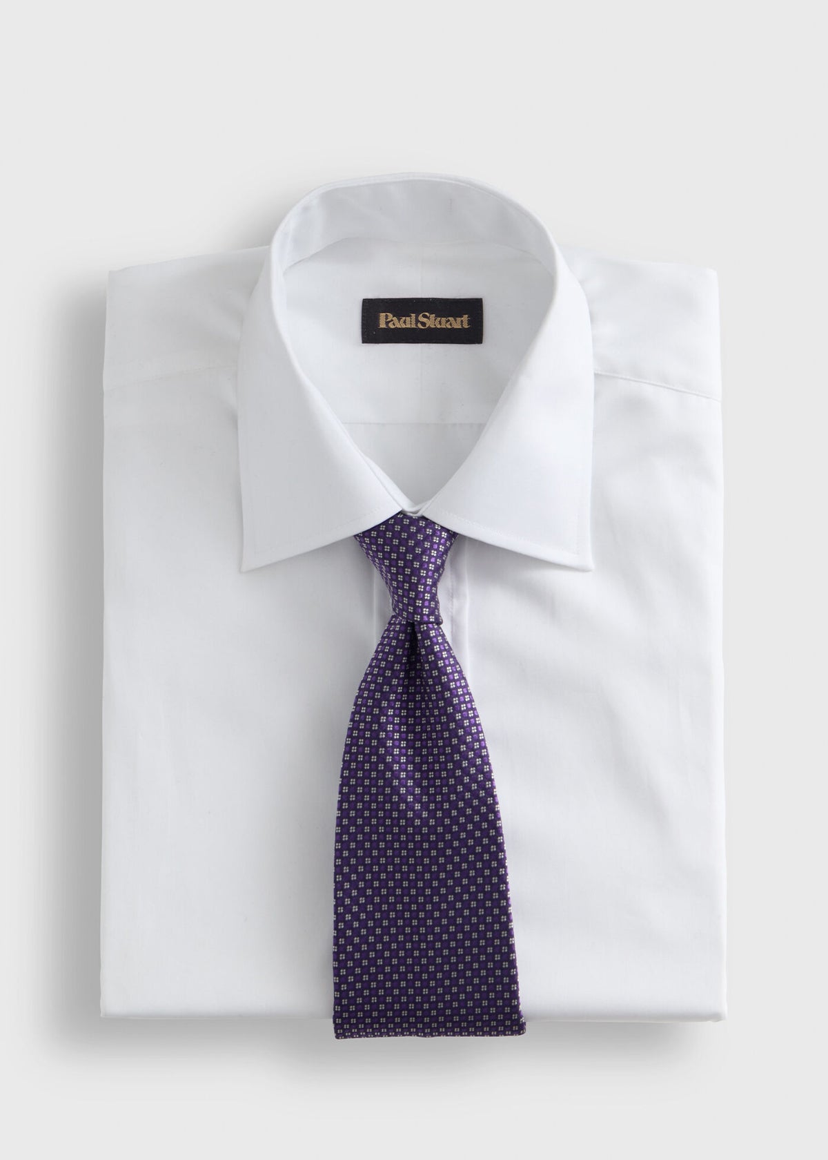 Woven Silk Micro Jacquard Tie - Paul Stuart Trusted
