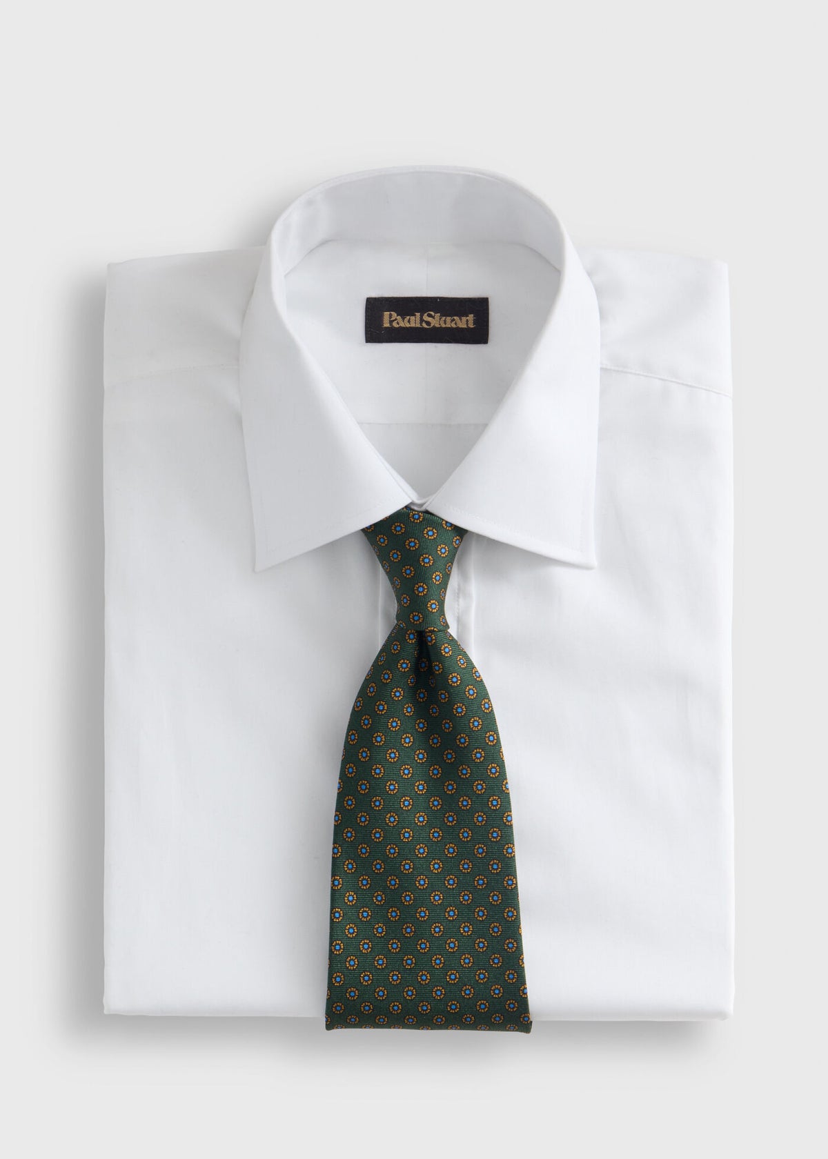 Micro Medallion Printed Silk Tie - Paul Stuart Top Pick