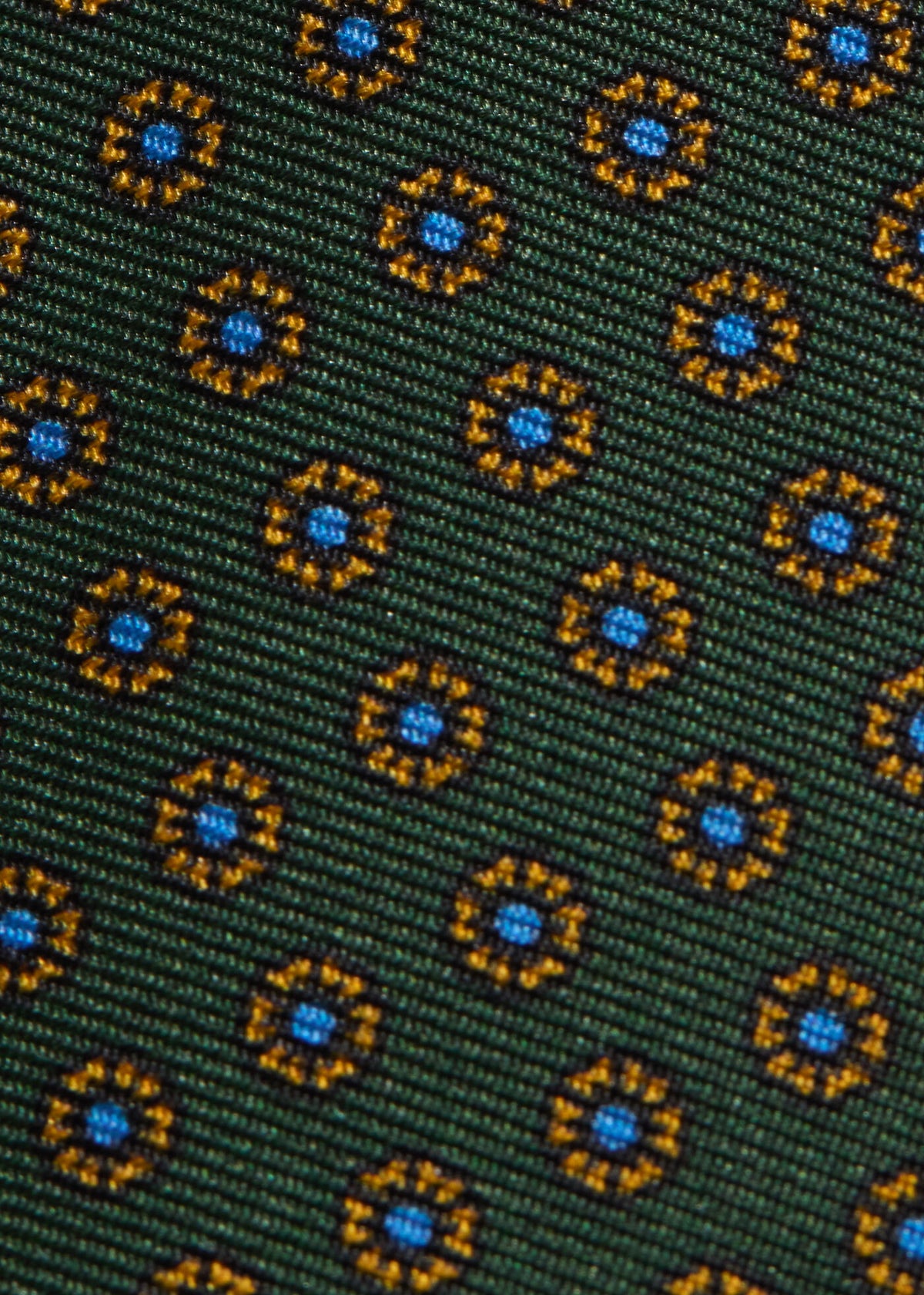 Micro Medallion Printed Silk Tie - Paul Stuart Top Pick
