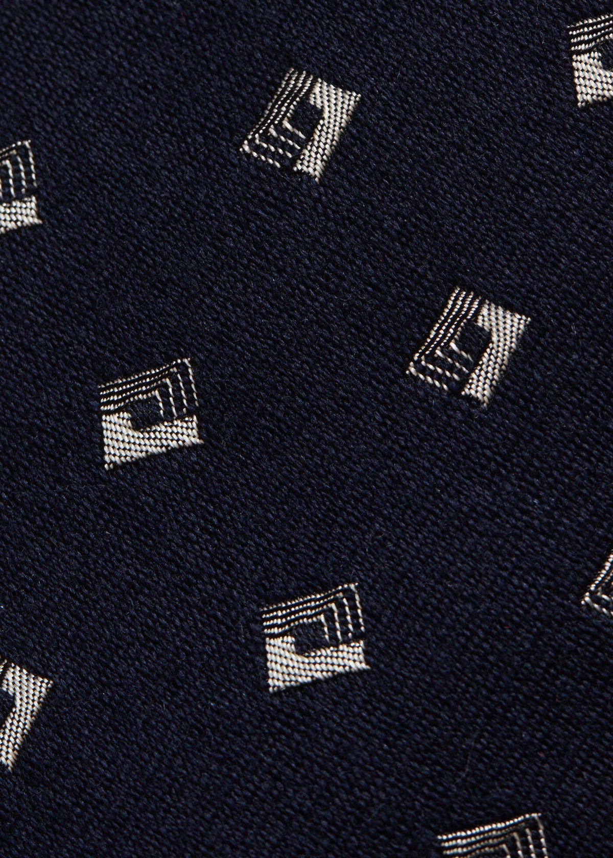 Deco Square Woven Silk Tie - Paul Stuart Everyday