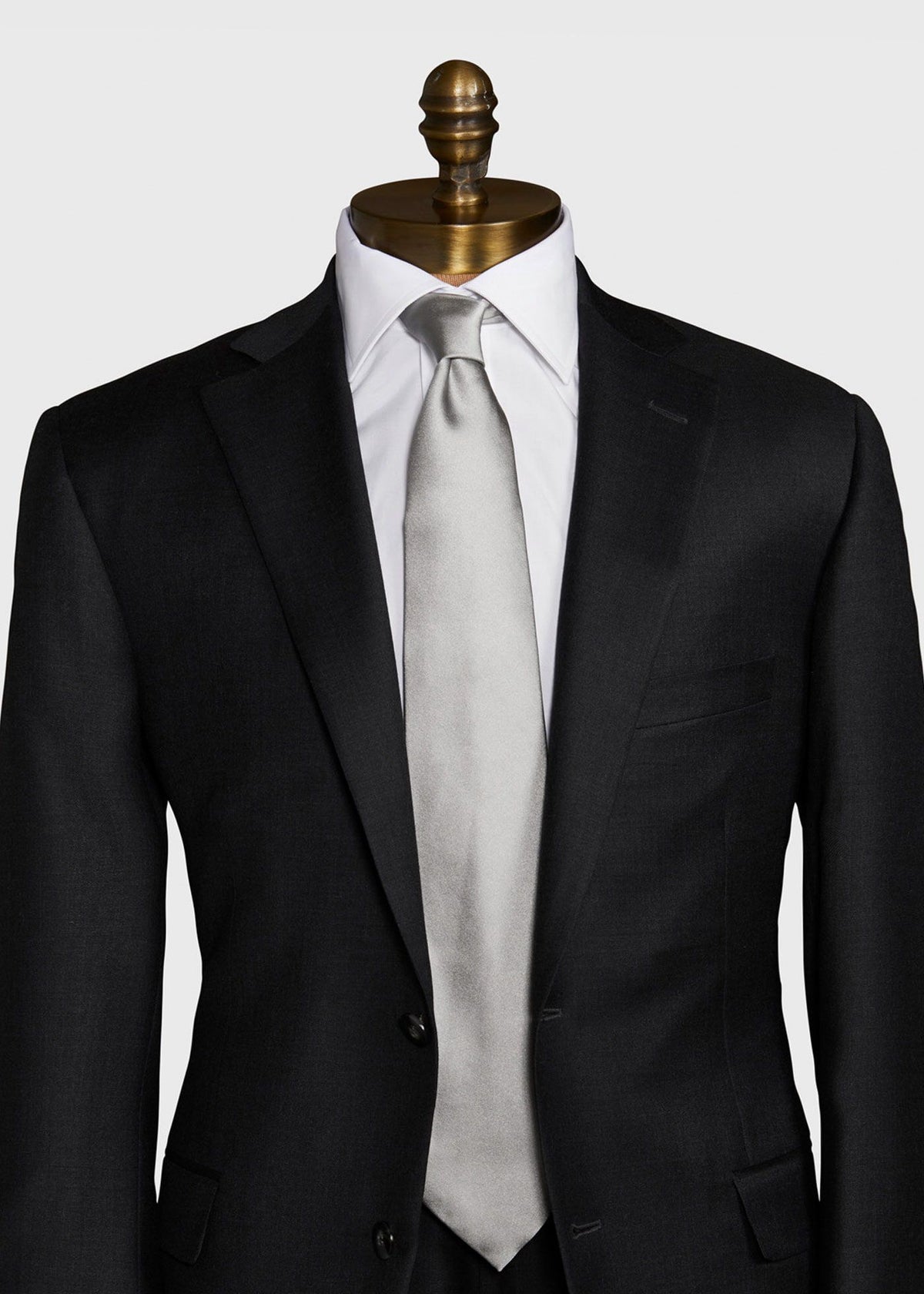 Solid Silk Tie - Paul Stuart Recommended